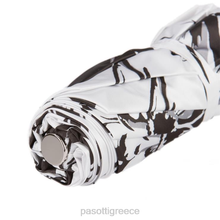 ομπρέλα | PASOTTI 257 56799-1 a29 - ασπρόμαυρη ανθισμένη ομπρέλα 2N6B8588 γυναίκες